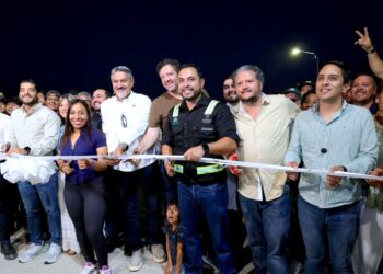 Entrega Christian Agúndez primera etapa de pavimentación del Camino Viejo Los Carrizales en San José del Cabo