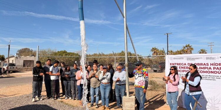 Entrega Gobierno BCS 3.7 mdp en obras de agua; mejoran servicio en Las Barrancas y San José de Comondú