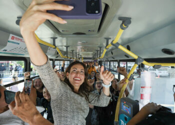 Tiburón Urbano es un referente de modernización y movilidad en BCS: Milena Quiroga 