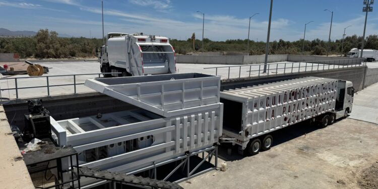 Avanza obra estratégica de Milena Quiroga para optimizar recolección de basura en La Paz 