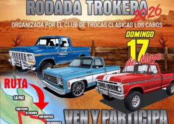 Respalda Ayuntamiento de Los Cabos exhibición y rodada de trocas clásicas en Cabo San Lucas