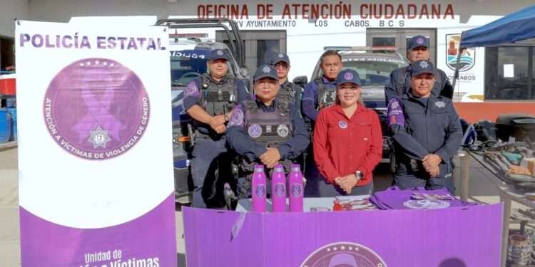 Mesa Violeta realiza jornada de proximidad social en la colonia La Ballena, en San José del Cabo