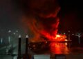 Bomberos CSL atiende incendio de embarcaciones  