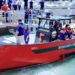 Presentan en Cabo San Lucas la primera embarcación bombera de México