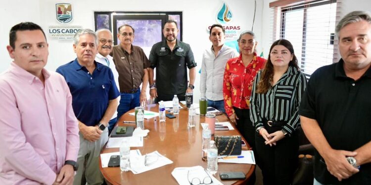 Encabeza Christian Agúndez Quinta Sesión Extraordinaria de la Junta de Gobierno de Oomsapas Los Cabos