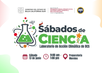 Convocan SEPUIMM y Preparatoria Morelos a “Sábados de Ciencia” sobre acción climática en BCS
