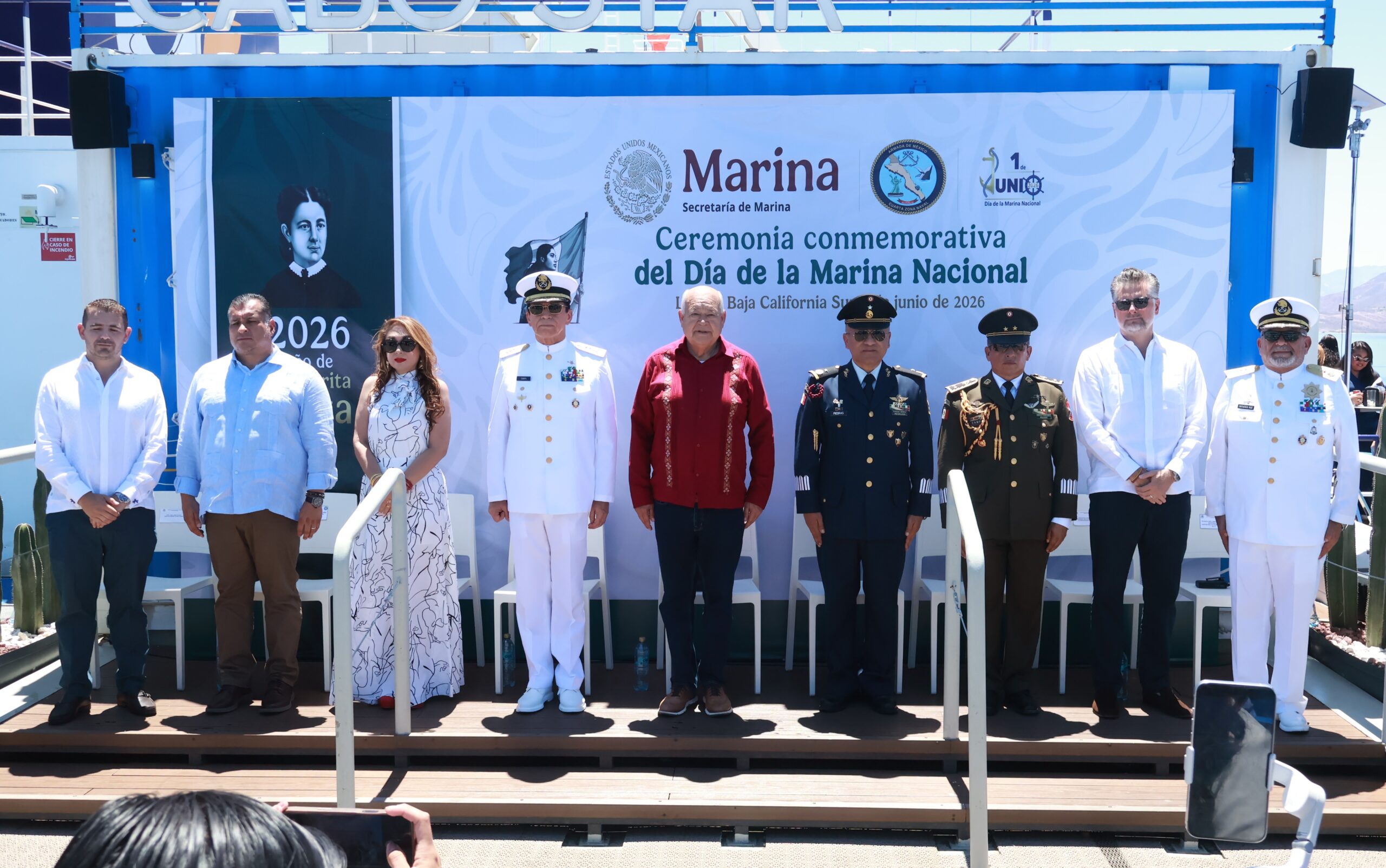Reconoce Víctor Castro aportación de la Marina al desarrollo de BCS