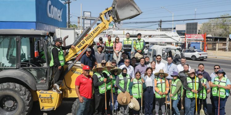 Encabeza Milena Quiroga estrategia integral para mejorar la imagen urbana de La Paz