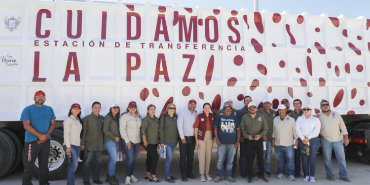 En La Paz sí cumplimos: con la visión de Claudia Sheinbaum, Milena Quiroga pone en marcha la única estación de transferencia de residuos del noroeste de México
