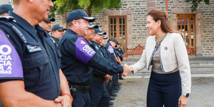 Milena Quiroga fortalece seguridad en La Paz con modelo alineado a Claudia Sheinbaum: prevención, policía cercana y coordinación