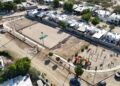 Ayuntamiento de La Paz transforma campo de fútbol en Invi Mezquitito