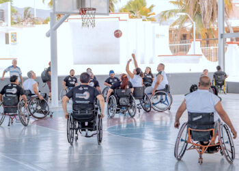 Promueve IMDIS inclusión mediante encuentro de básquetbol adaptado