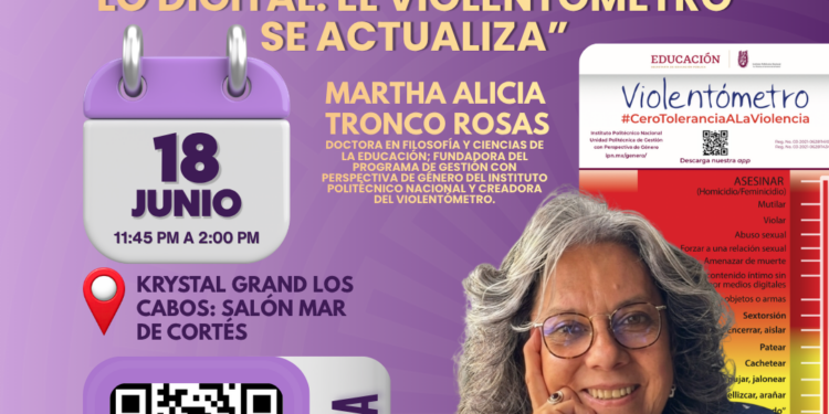 Hotel Krystal Grand Los Cabos será sede de la conferencia sobre la actualización del Violentómetro y violencia digital