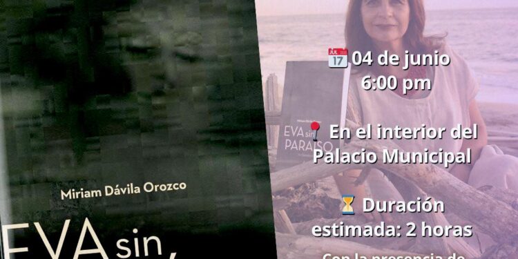 Invitan a presentación del libro “EVA sin PARAÍSO: Un llamado a la desobediencia” en San José del Cabo