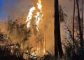 Cuerpos de emergencia intensifican labores de contención por incendio en El Palmar de Santa Rosa