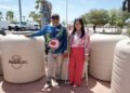 Con el apoyo de la iniciativa privada se entregaron tinacos a familias de Cabo San Lucas