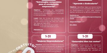 Invita SETUE a cursos de capacitación empresarial durante julio 