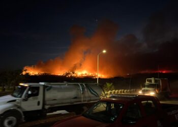 Incendio en el relleno sanitario de La Paz fue controlado en su totalidad