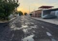 Avanza obra de pavimentación en calle Villa Natalia 