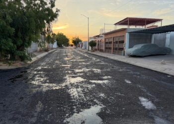 Avanza obra de pavimentación en calle Villa Natalia 