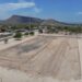 Ayuntamiento de La Paz inicia empastado de campo de fútbol en Márquez de León