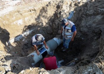 Concluye OOMSAPAS La Paz reparación en Acueducto 1; servicio se normalizará de forma gradual
