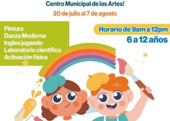 Últimos días para inscribirse a cursos de verano del Centro Municipal de las Artes