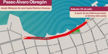 Cierre vial en el malecón de La Paz por V Reunión Nacional de Autos Clásicos