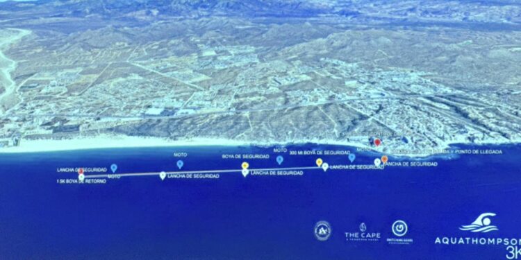 Coordina Ayuntamiento de Los Cabos operativo para garantizar seguridad en evento deportivo de aguas abiertas