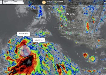 Tormenta tropical “Elida” no representa riesgo para Baja California Sur