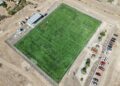 Entrega SEPUIMM cancha de fútbol con pasto sintético en San Ignacio