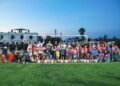 Construye Ayuntamiento de La Paz campo de fútbol en El Sargento con casi 4 mdp de recursos propios