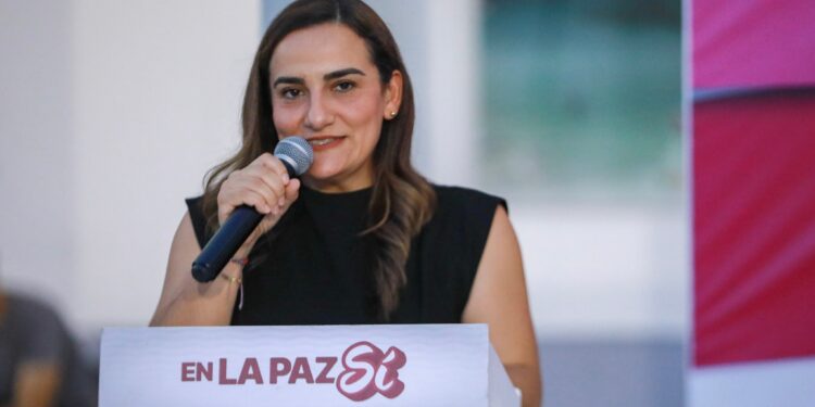 Reconoce Amor Fenech respaldo de Claudia Sheinbaum a La Paz durante sus dos primeros años de gobierno