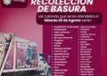 Avanza recolección de residuos en 154 colonias de La Paz