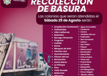 Avanza recolección de residuos en 154 colonias de La Paz