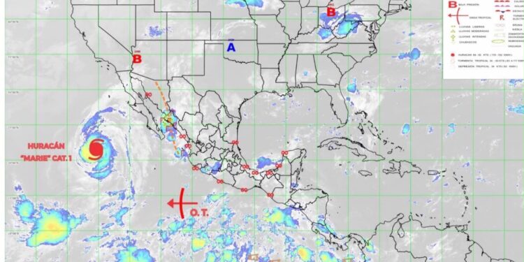 Consejo Estatal de Protección Civil mantiene vigilancia por pronóstico de lluvias en BCS