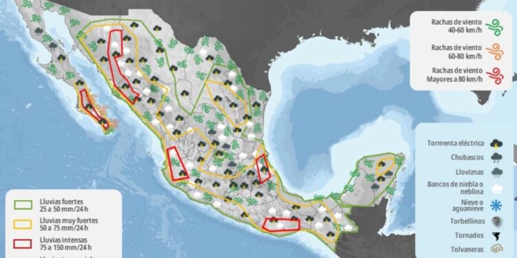 Consejo Estatal de Protección Civil suspende clases en La Paz, Los Cabos y Comondú