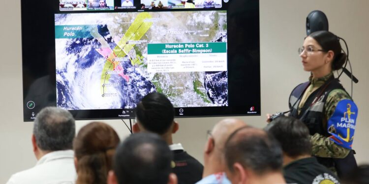 “Polo” podría afectar municipios del centro y norte de BCS; Gobernador pide atender medidas de prevención