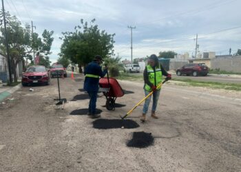 Refuerza Ayuntamiento de La Paz trabajos de limpieza y rehabilitación vial tras las lluvias