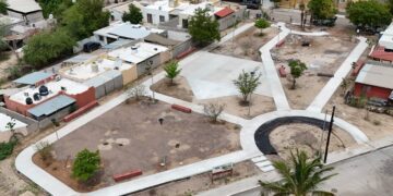 Avanza construcción del Parque La Biznaga para fortalecer la convivencia familiar en La Paz