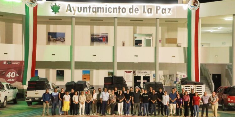 Envía Ayuntamiento de La Paz insumos a delegaciones municipales como medida preventiva