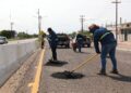 Realiza Ayuntamiento de La Paz trabajos de desazolve, nivelación y bacheo