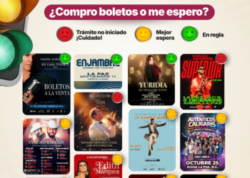 Informa Ayuntamiento de La Paz estatus de permisos para conciertos anunciados