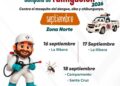 Fumigación contra el dengue llegará este jueves y viernes a La Ribera, El Campamento y Santa Cruz