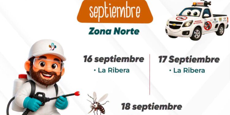 Fumigación contra el dengue llegará este jueves y viernes a La Ribera, El Campamento y Santa Cruz