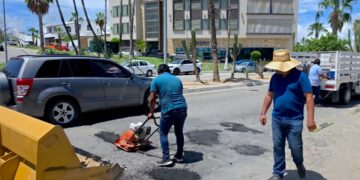 Refuerza Gobierno de Los Cabos programa de bacheo en San José del Cabo tras lluvias