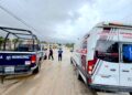 Permanece cerrado cruce de Aguajitos por crecida; exhorta Ayuntamiento a no cruzar arroyos en Los Cabos