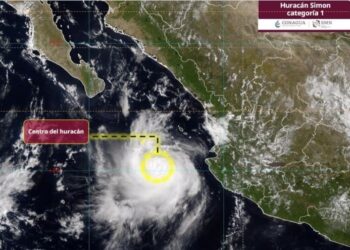 Mantiene Consejo Estatal de Protección Civil vigilancia por efectos del huracán Simon en BCS