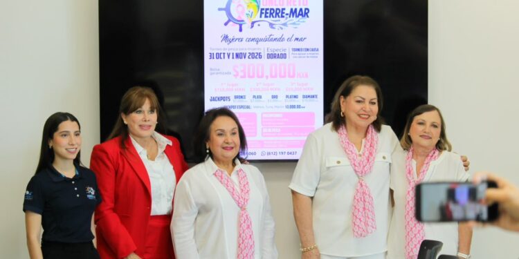 Invita SETUE a participar en el torneo femenil de pesca Onco Reto Ferre-Mar 2026