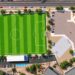 Anuncia Gobierno del Estado inversión conjunta para empastar el campo de fútbol del SNTE en BCS